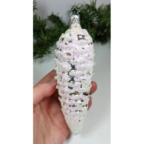 Inge Glas Pinecone Retired Old World Christmas Ornament - Picture 3 of 5